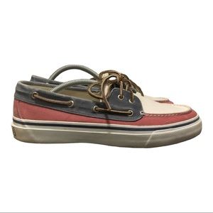 Sperry Topsider unisex Red White Blue America’s Cup Loafers. Very comfortable